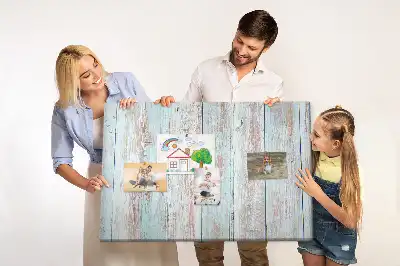 Printed Cork Board Pastel wood