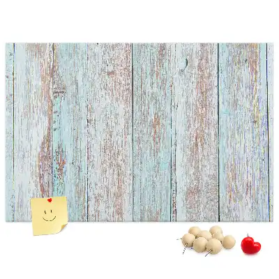 Printed Cork Board Pastel wood