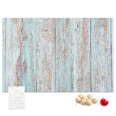 Printed Cork Board Pastel wood