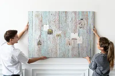 Printed Cork Board Pastel wood