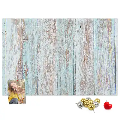 Printed Cork Board Pastel wood