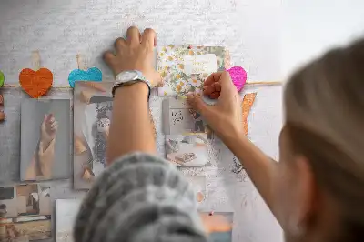 Family Lettering Cork Memo Board