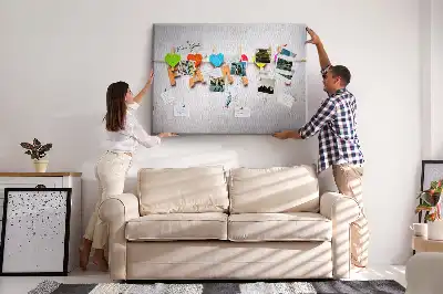 Family Lettering Cork Memo Board