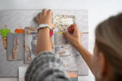 Family Lettering Cork Memo Board