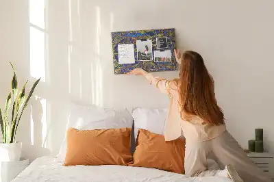 Atlas Map Cork Memo Board