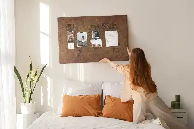 Printed Country Names Cork Board Map