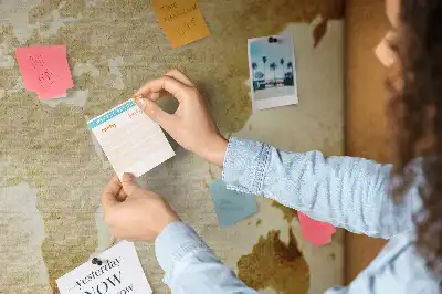Old World Map Printed Cork Board