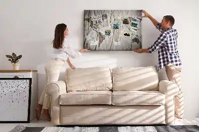 Printed Cork Board With World Map Pattern