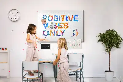 Printed Cork Memo Board with Positive Quote