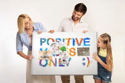 Printed Cork Memo Board Positive quote