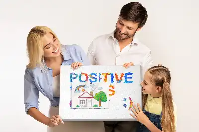 Printed Cork Memo Board with Positive Quote