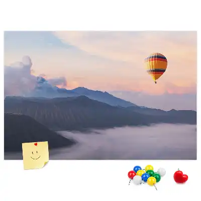 Cork memo board Beautiful landscape