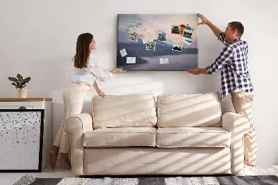 Beautiful landscape cork memo board