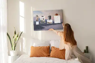 Beautiful landscape cork memo board