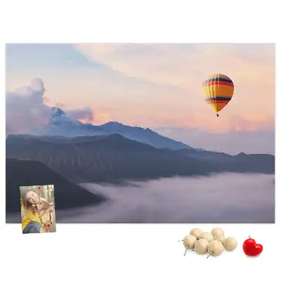 Cork memo board Beautiful landscape