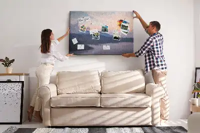 Beautiful landscape cork memo board