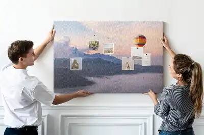 Cork memo board Beautiful landscape