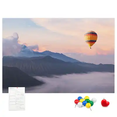 Beautiful landscape cork memo board