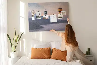 Beautiful landscape cork memo board