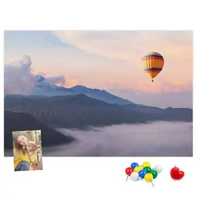 Beautiful landscape cork memo board