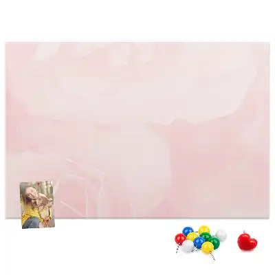 Blooming Roses Printed Cork Board
