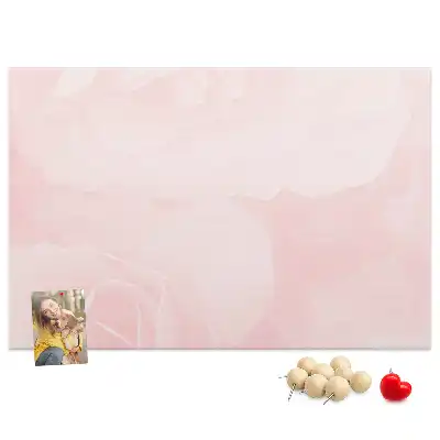 Blooming Roses Printed Cork Board