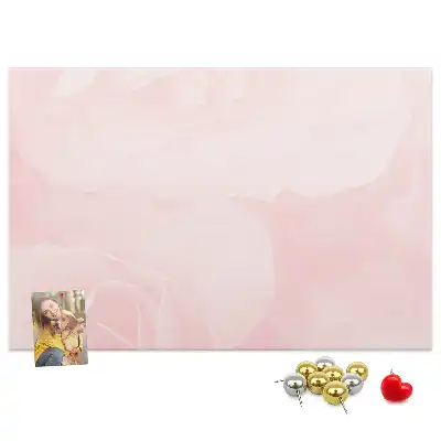 Blooming Roses Printed Cork Board