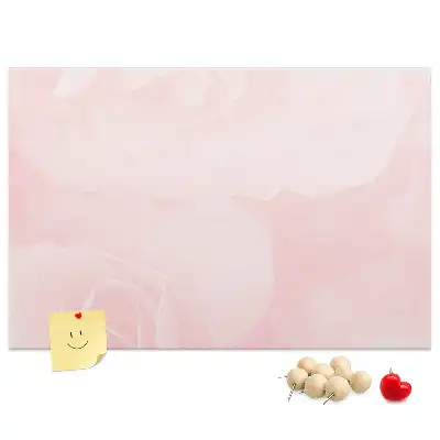 Blooming Roses Printed Cork Board