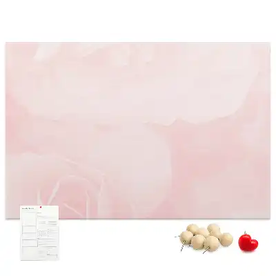 Blooming Roses Printed Cork Board