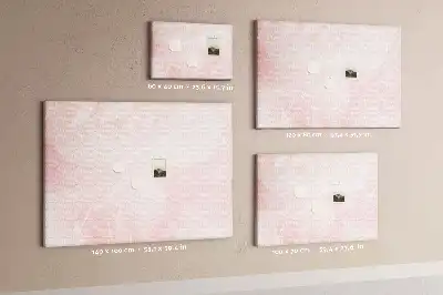 Blooming Roses Printed Cork Board