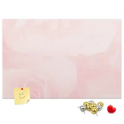 Blooming Roses Printed Cork Board