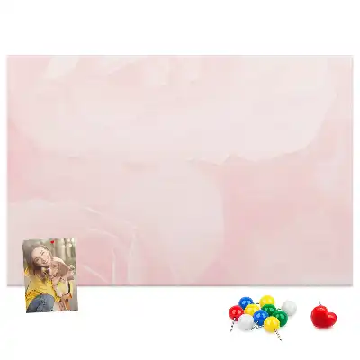 Blooming Roses Printed Cork Board