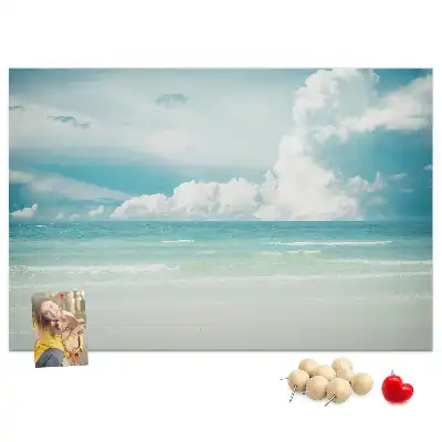Cork memo board Sea landscape