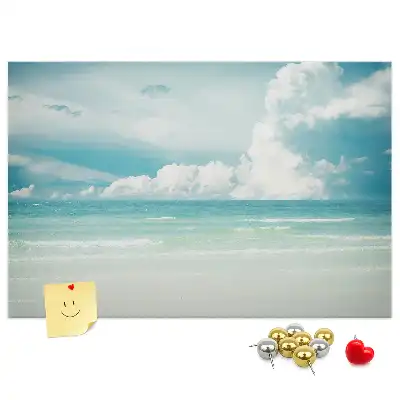 Cork memo board Sea landscape