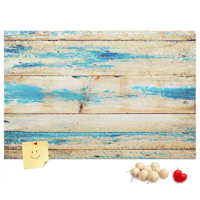 Printed Scratched Wood Cork Board