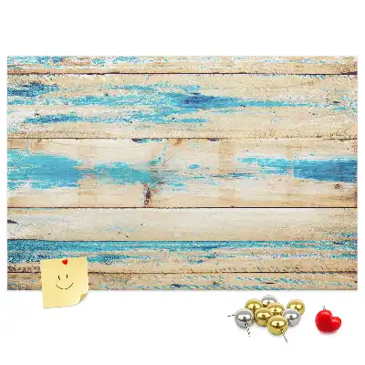 Printed Scratched Wood Cork Board
