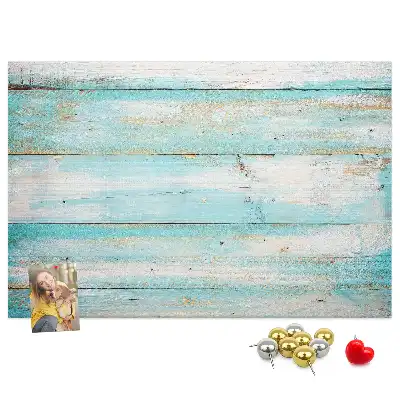 Printed Cork Memo Board Blue boards