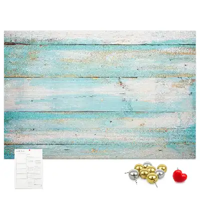 Printed Cork Memo Board Blue boards