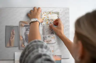 Cork memo board in the shape of a map of Europe