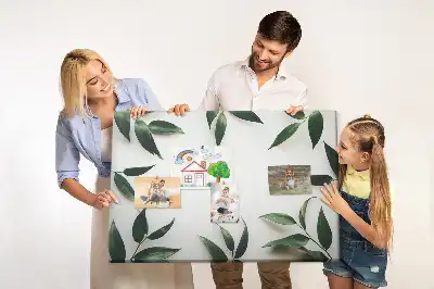Cork Memo Board with Leaf Frame