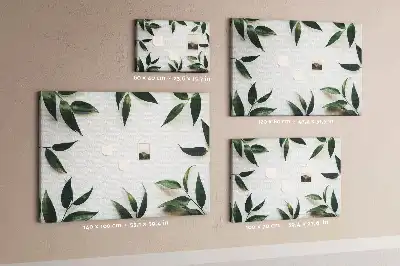 Cork Memo Board with Leaf Frame
