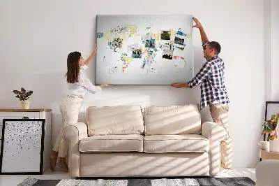 Printed Cork Memo Board with Country Names