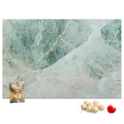 Printed Cork Memo Board with Marble Finish