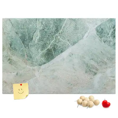 Printed Cork Memo Board Marble surface