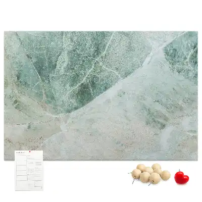 Printed Cork Memo Board with Marble Finish
