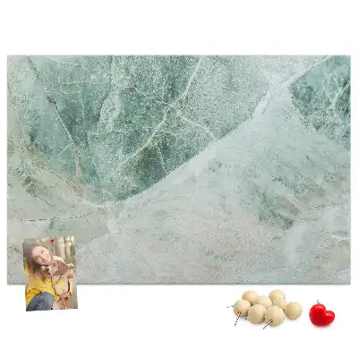 Printed Cork Memo Board with Marble Finish