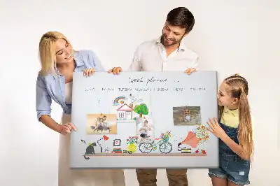 Cork memo board Weekly planner