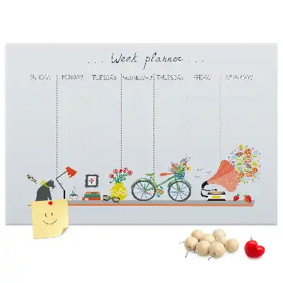 Cork Weekly Planner Memo Board
