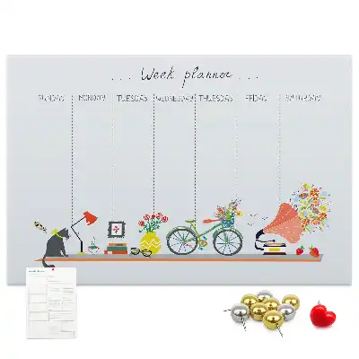 Cork Weekly Planner Memo Board