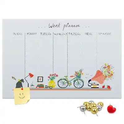 Cork Weekly Planner Memo Board